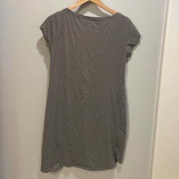Eileen Fisher woman’s grey short sleeve dress - Picture 6 of 9